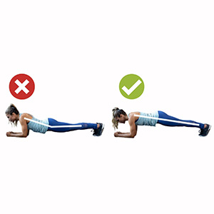 plank corretto